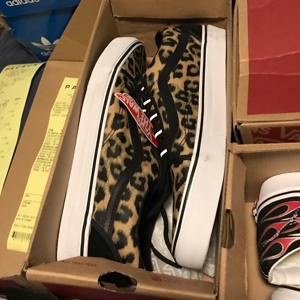 Brand new Cheetah Print Vans